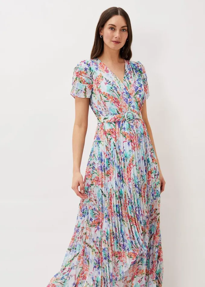 Phase Eight Cleo Floral Midaxi Dress Cherrymulti Women Dresses