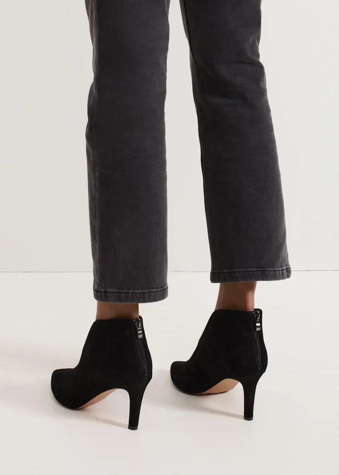Phase Eight Cut Out Heeled Boots Black Women Boots