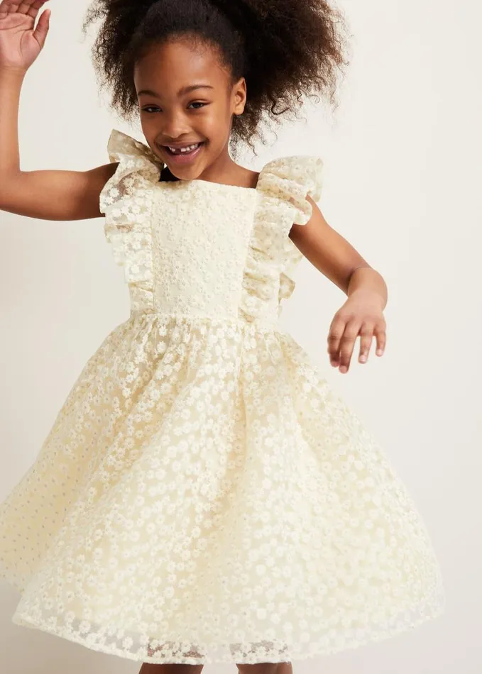 Phase Eight Daisy Smock Dress Yellow Women Dresses