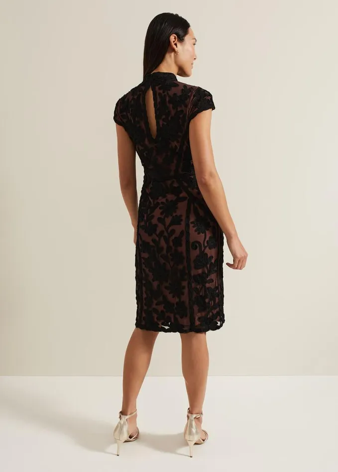 Phase Eight Edith Tapework Midi Dress Multicoloured Women Dresses
