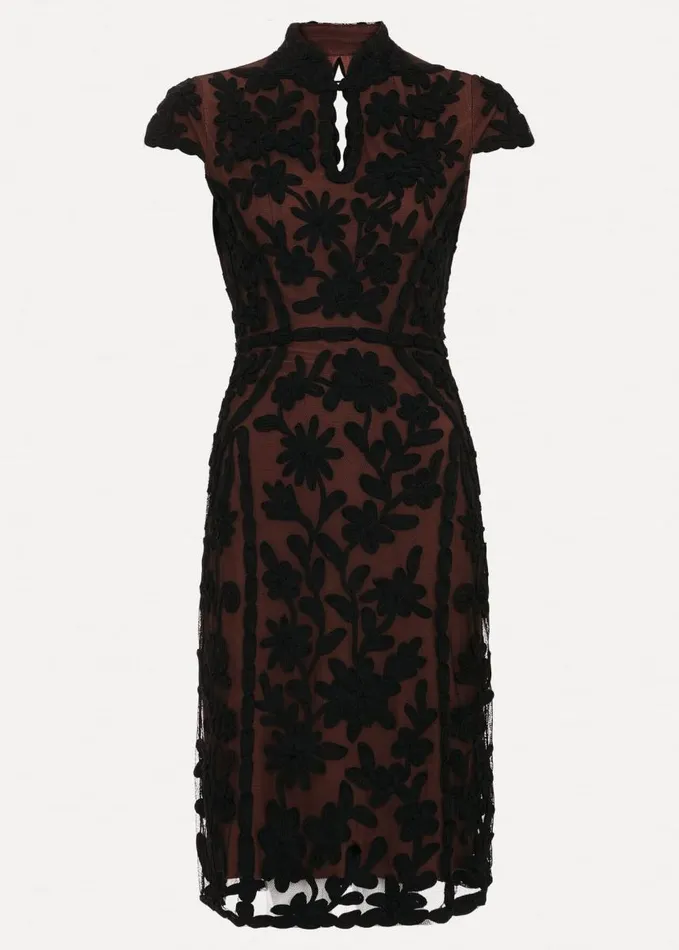 Phase Eight Edith Tapework Midi Dress Multicoloured Women Dresses