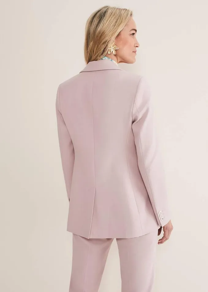 Phase Eight Eira Fitted Blazer Soft Pink Women Jackets