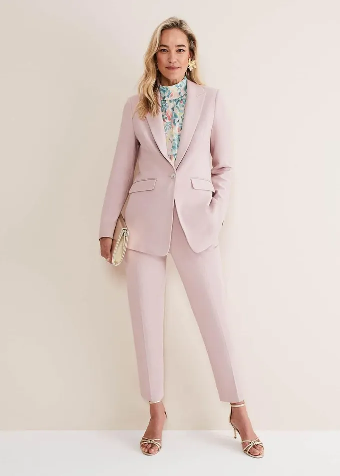 Phase Eight Eira Fitted Blazer Soft Pink Women Jackets
