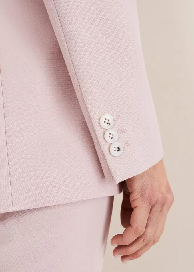 Phase Eight Eira Fitted Blazer Soft Pink Women Jackets