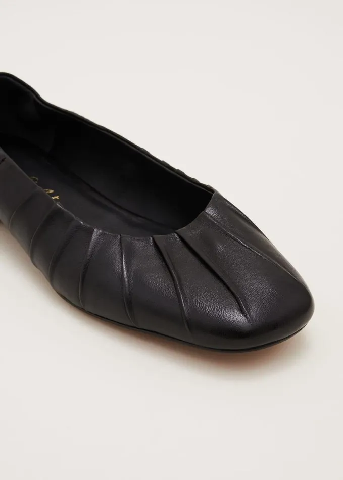 Phase Eight Elasticated Pump Black Women Flats