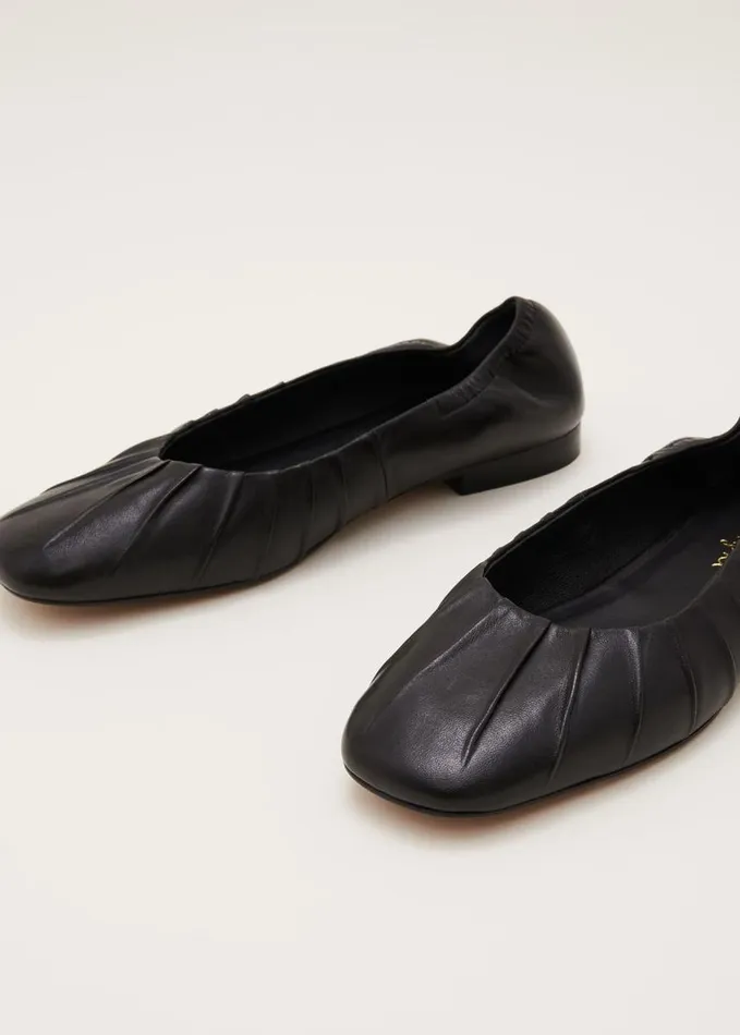 Phase Eight Elasticated Pump Black Women Flats