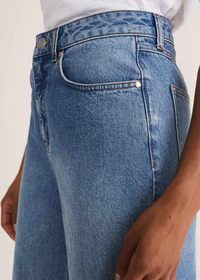 Phase Eight Eleyana Mid Wash Wide Leg Jean Mid Wash Women Trousers