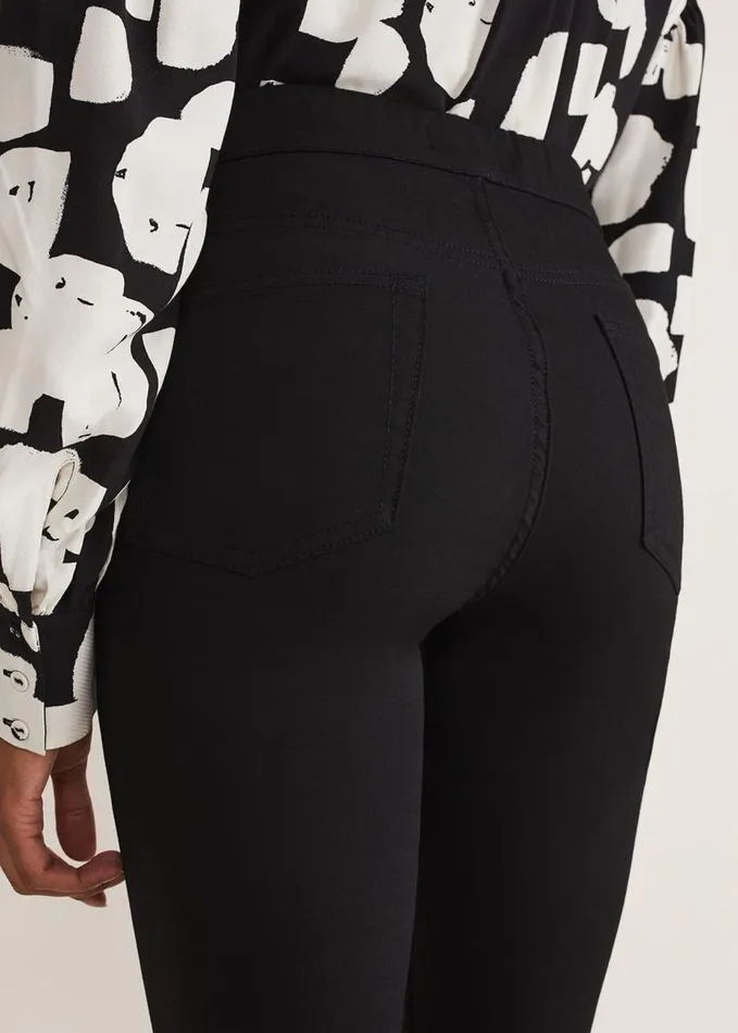 Phase Eight Eliza Jegging Long Black Women Trousers