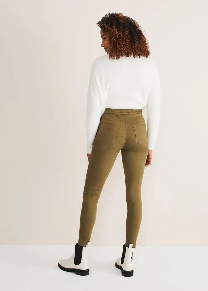 Phase Eight Eliza Jegging Long Olive Women Trousers