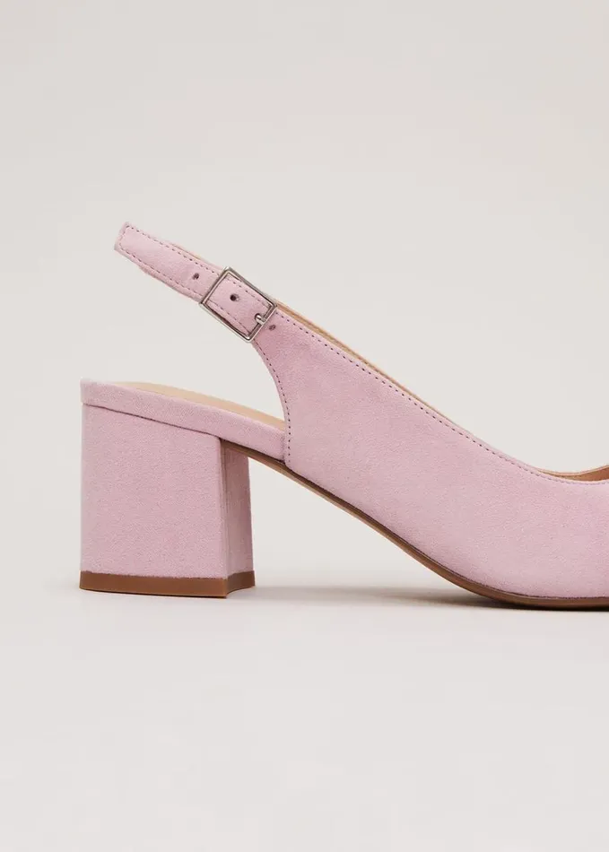 Phase Eight Embellished Block Heel Shoes Pink Women Occasion Shoes