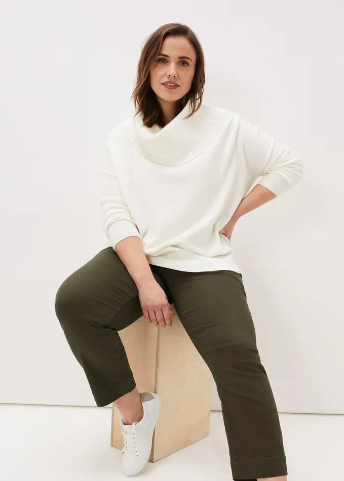 Phase Eight Etty Chunky Knit Jumper Winter White Women Knitwear