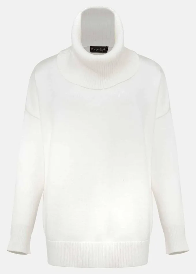 Phase Eight Etty Chunky Knit Jumper Winter White Women Knitwear