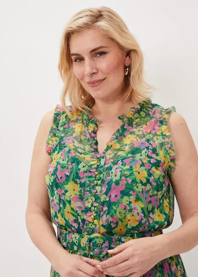 Phase Eight Heidi Printed Top Multicoloured Women Tops and TShirts