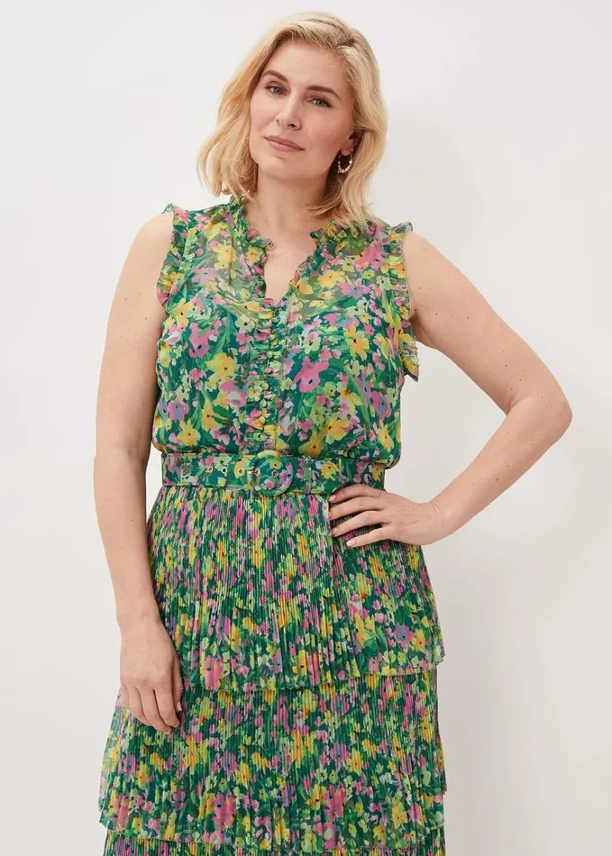 Phase Eight Heidi Printed Top Multicoloured Women Tops and TShirts