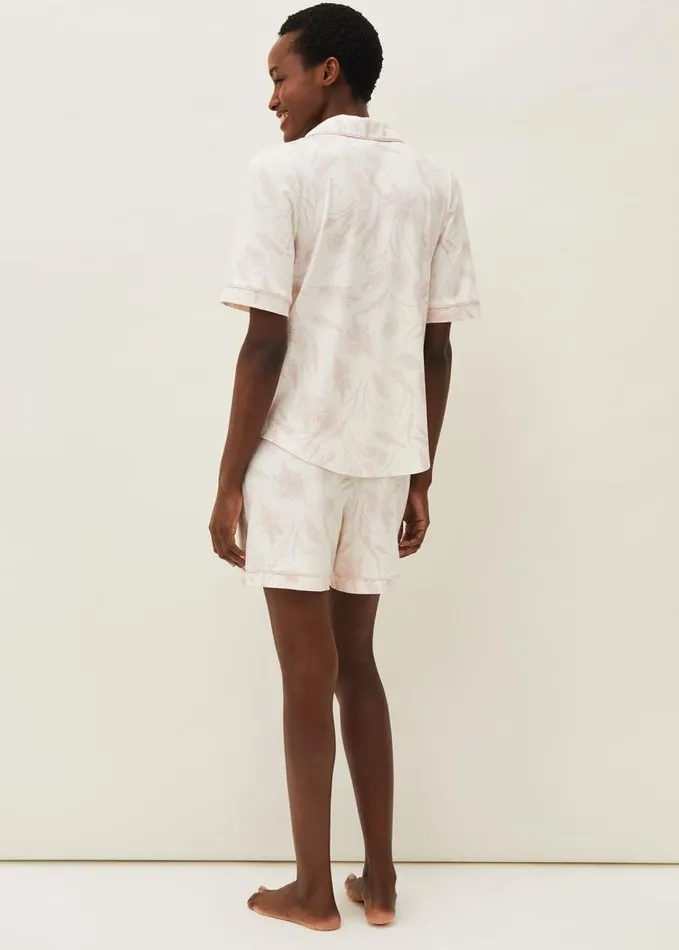 Phase Eight Itsumi Print Pyjama Set Ivory Women Shirts and Blouses