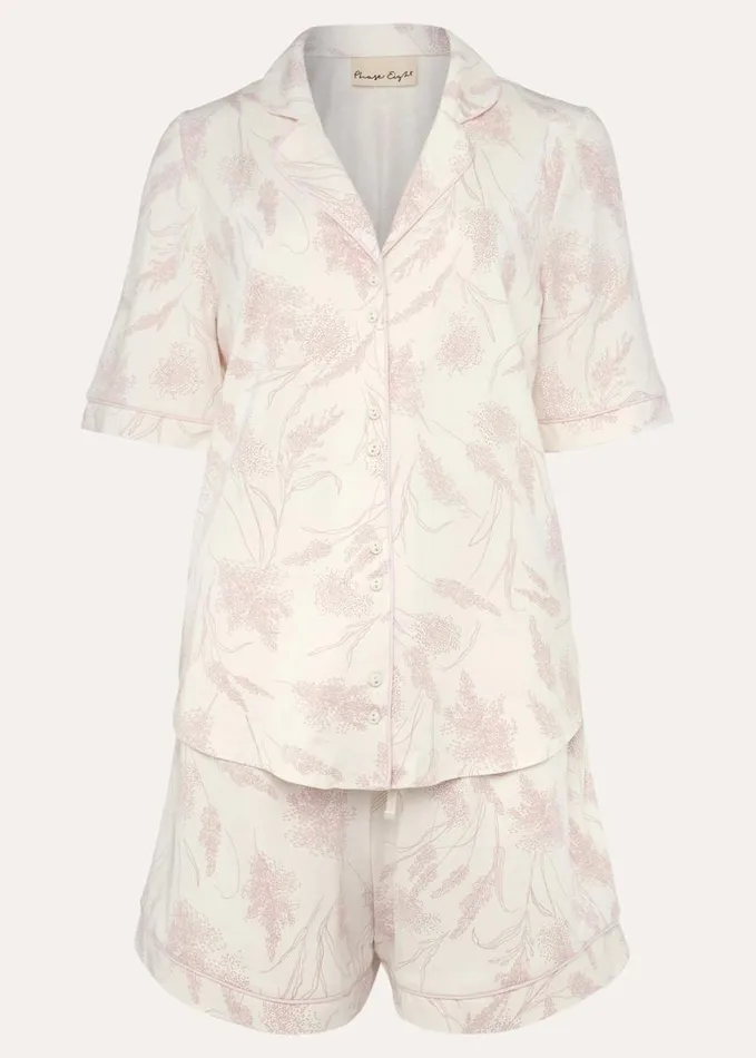 Phase Eight Itsumi Print Pyjama Set Ivory Women Shirts and Blouses