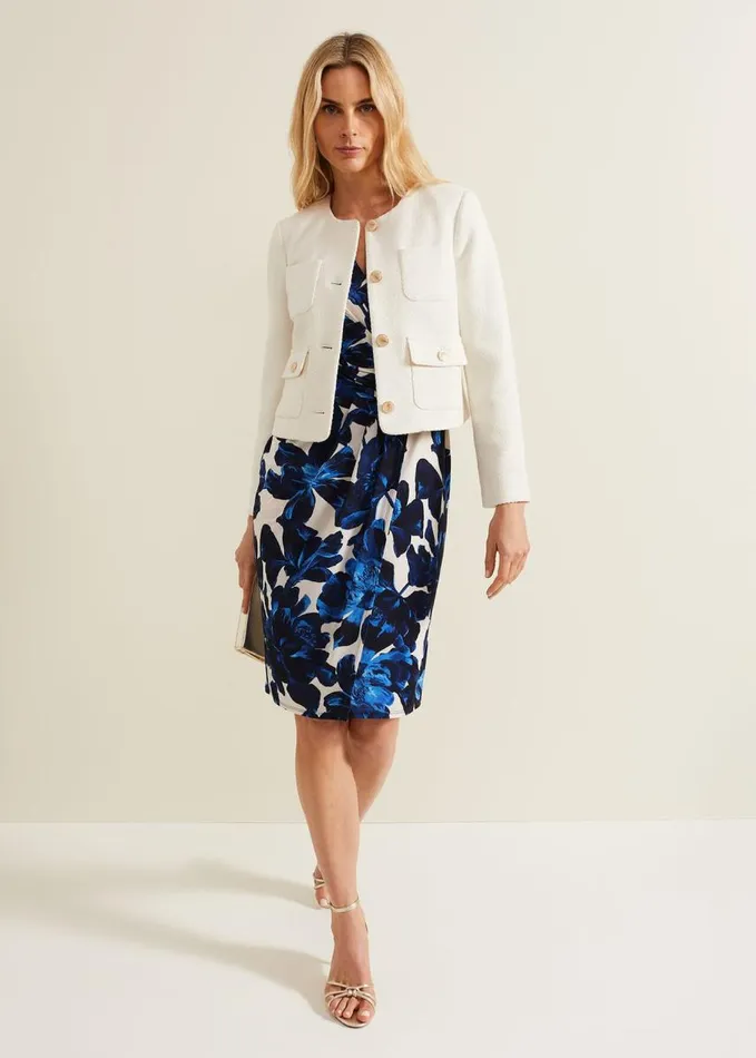 Phase Eight Jackie Print Dress Multicoloured Women Dresses