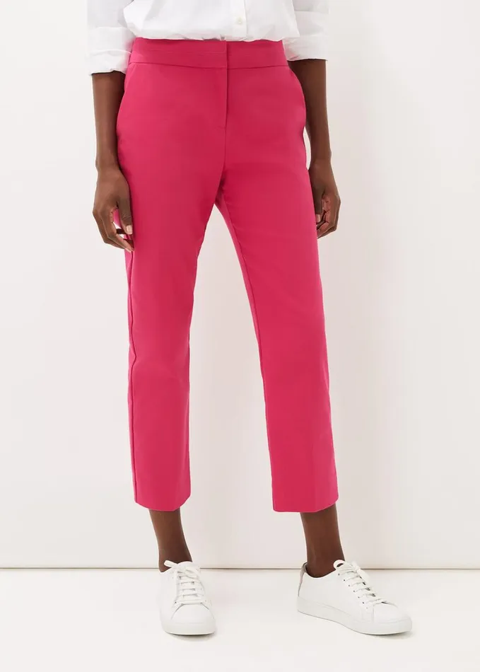 Phase Eight Julianna Cropped Tapered Trouser Pink Women Trousers