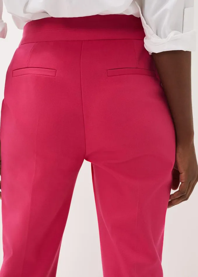 Phase Eight Julianna Cropped Tapered Trouser Pink Women Trousers