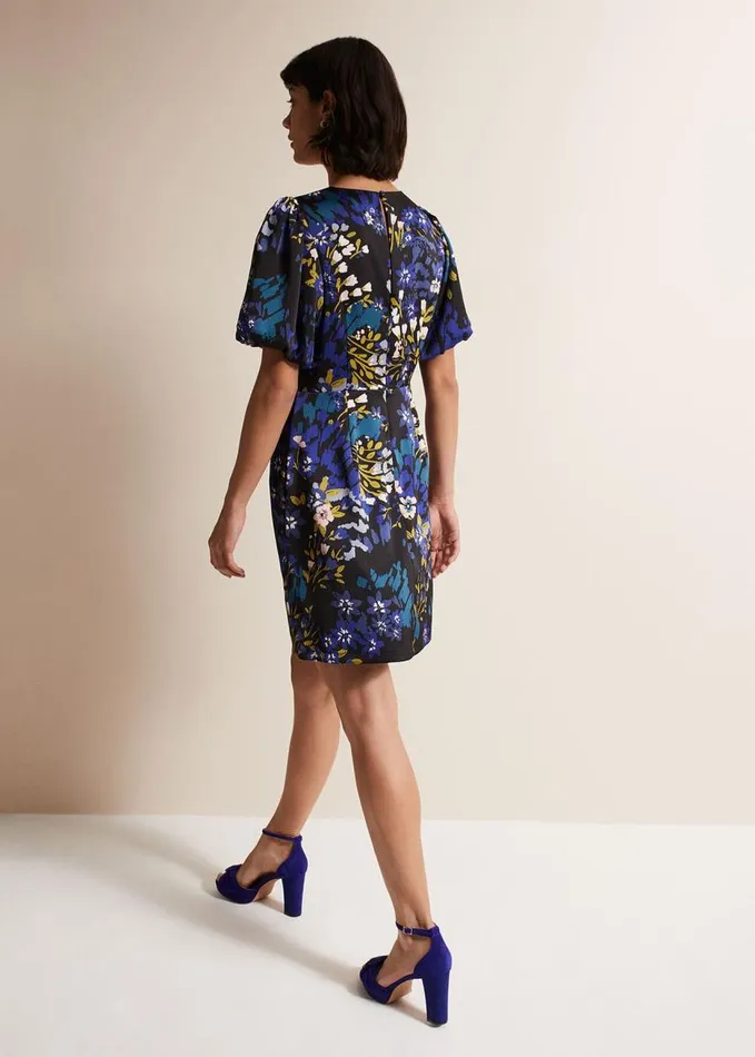 Phase Eight Lanna Floral Mini Dress Multicoloured Women Dresses