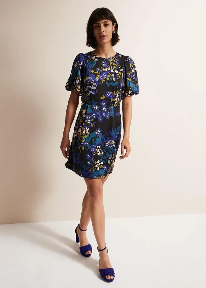 Phase Eight Lanna Floral Mini Dress Multicoloured Women Dresses