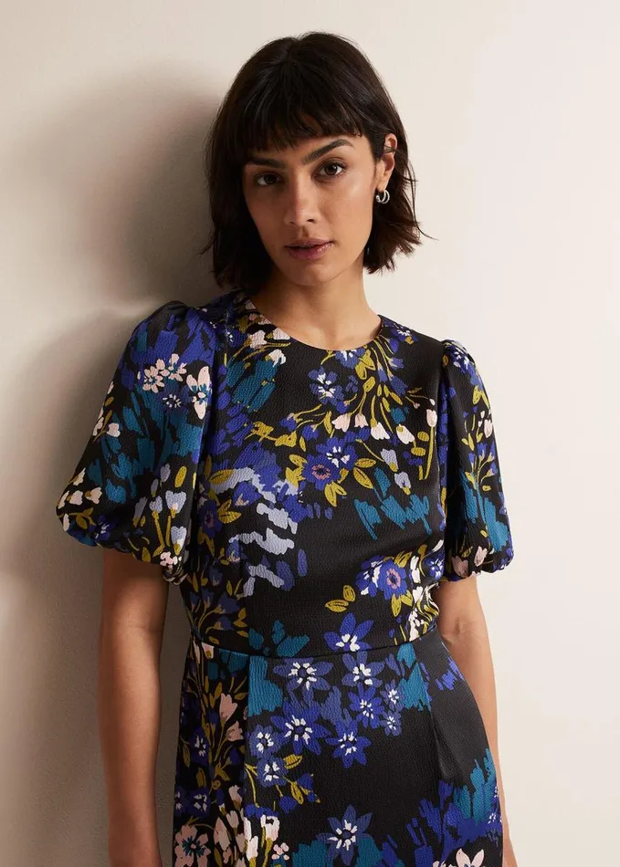 Phase Eight Lanna Floral Mini Dress Multicoloured Women Dresses