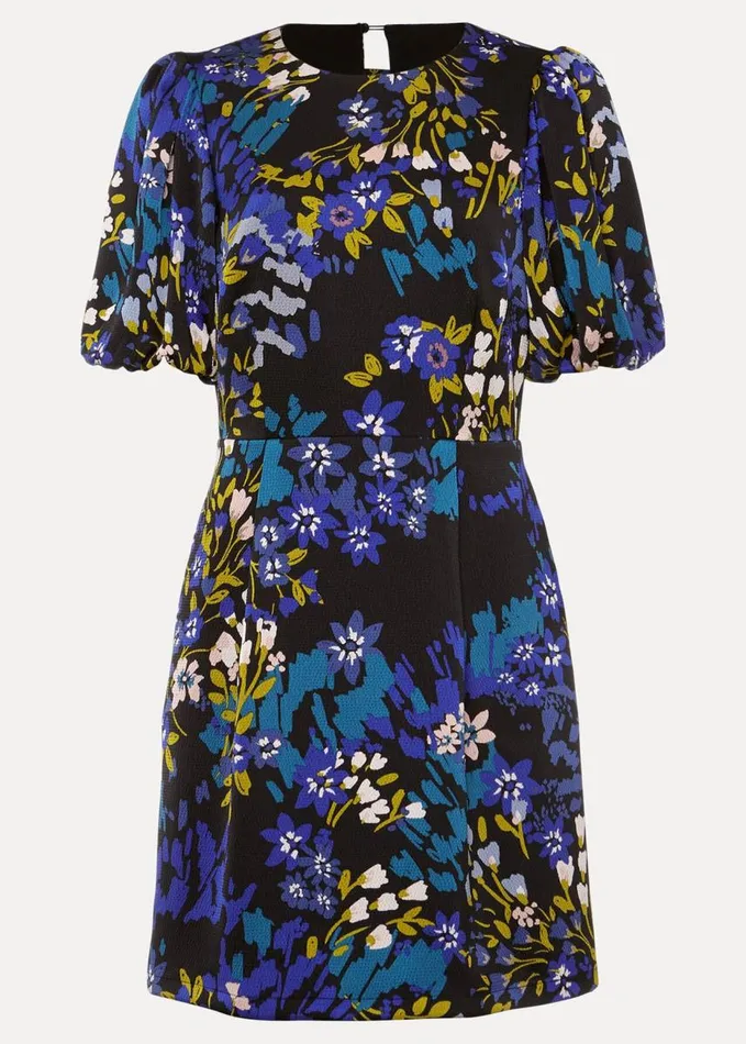 Phase Eight Lanna Floral Mini Dress Multicoloured Women Dresses