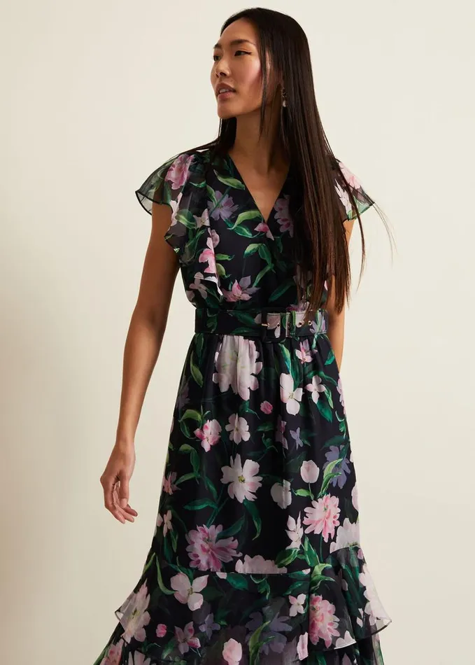 Phase Eight Leonie Floral Maxi Dress Multicoloured Women Dresses