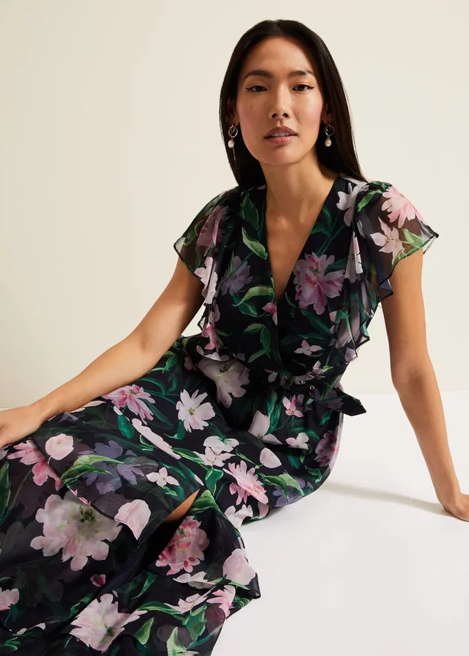 Phase Eight Leonie Floral Maxi Dress Multicoloured Women Dresses