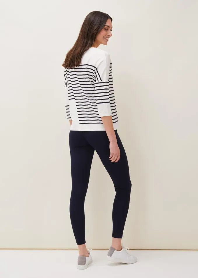 Phase Eight Lizzie Leggings Navy Women Trousers