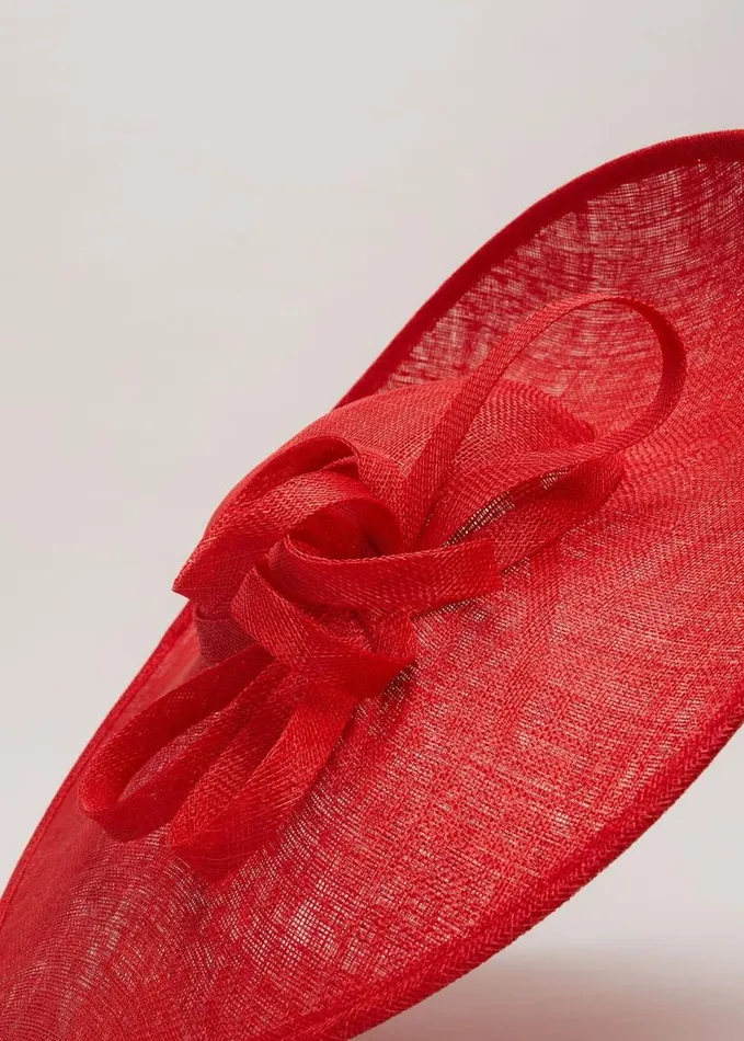 Phase Eight Loop Detail Statement Disc Red Women Fascinators and Hats