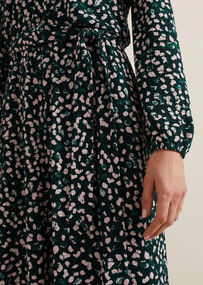 Phase Eight Loretta Midi Dress Green Multi Women Dresses