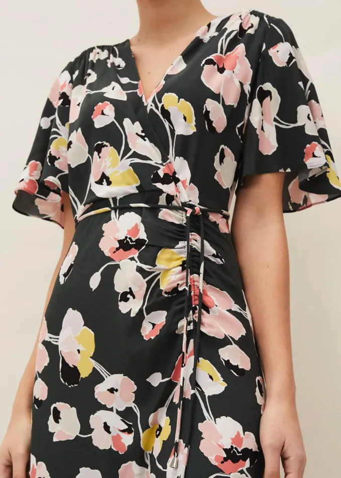 Phase Eight Malala Floral Midi Dress Green Multi Women Dresses
