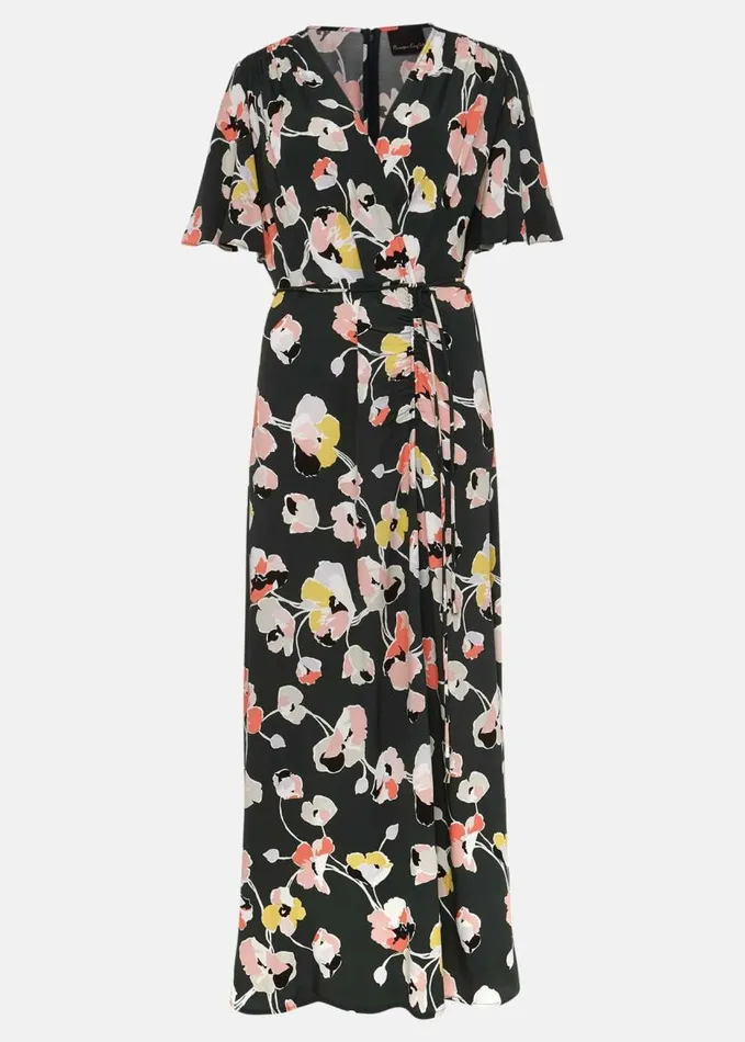 Phase Eight Malala Floral Midi Dress Green Multi Women Dresses