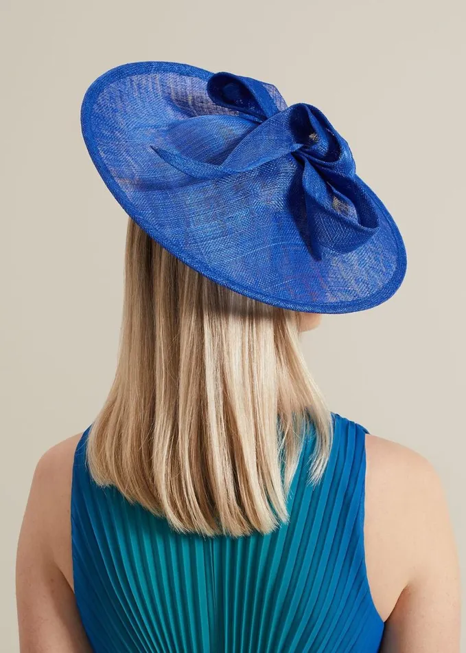 Phase Eight Midi Double Twist Disc Fascinator Cobalt Women Fascinators and Hats