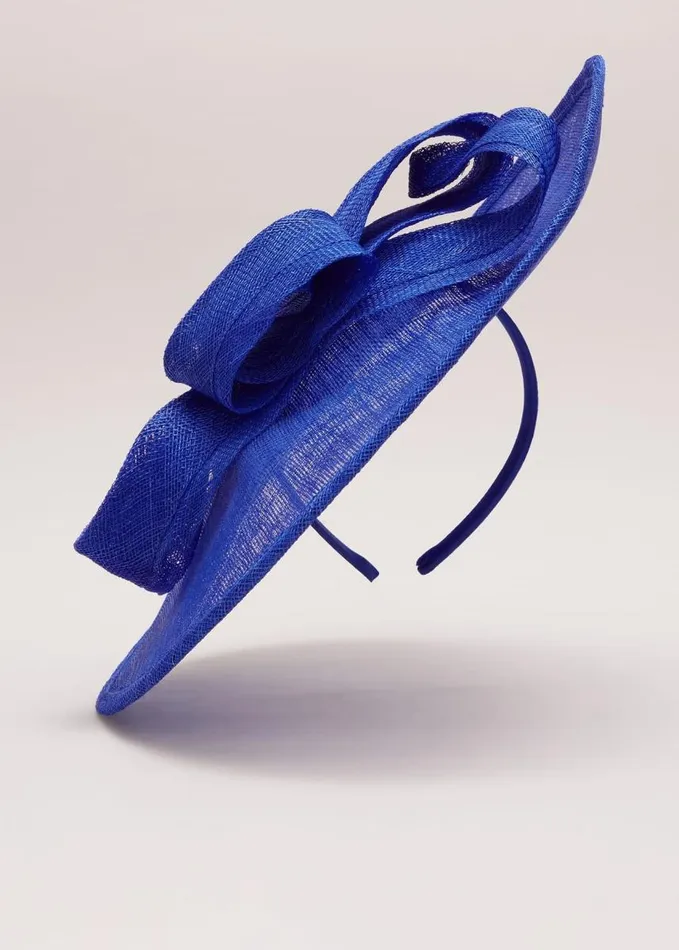 Phase Eight Midi Double Twist Disc Fascinator Cobalt Women Fascinators and Hats