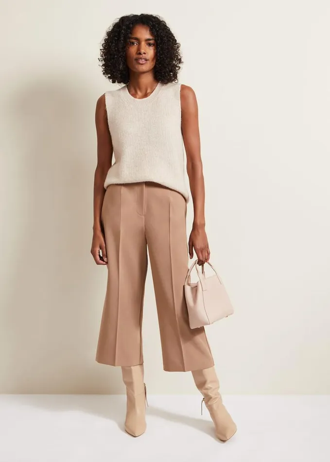 Phase Eight Mini Leather Tote Bag Pale Pink Women Bags and Clutches