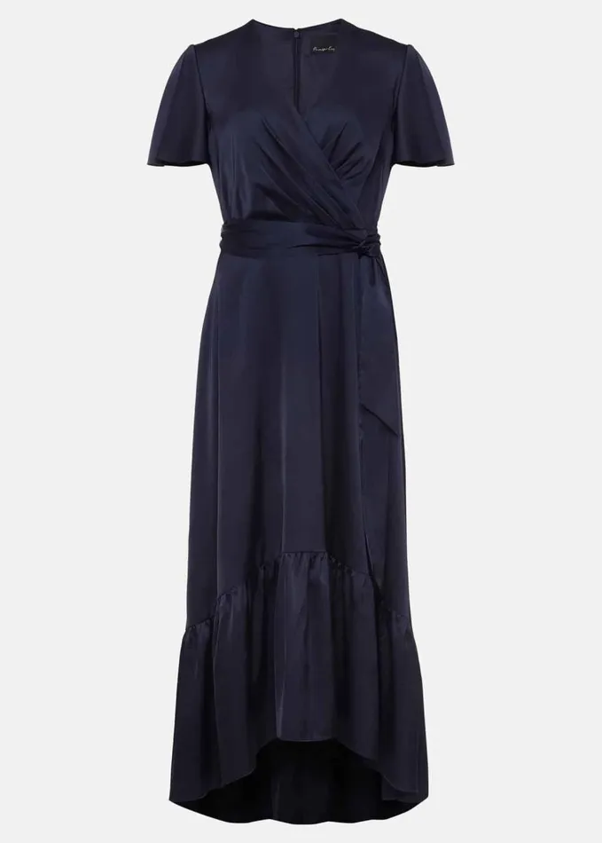 Phase Eight Nancie Eclipse Hem Dress Navy Women Dresses