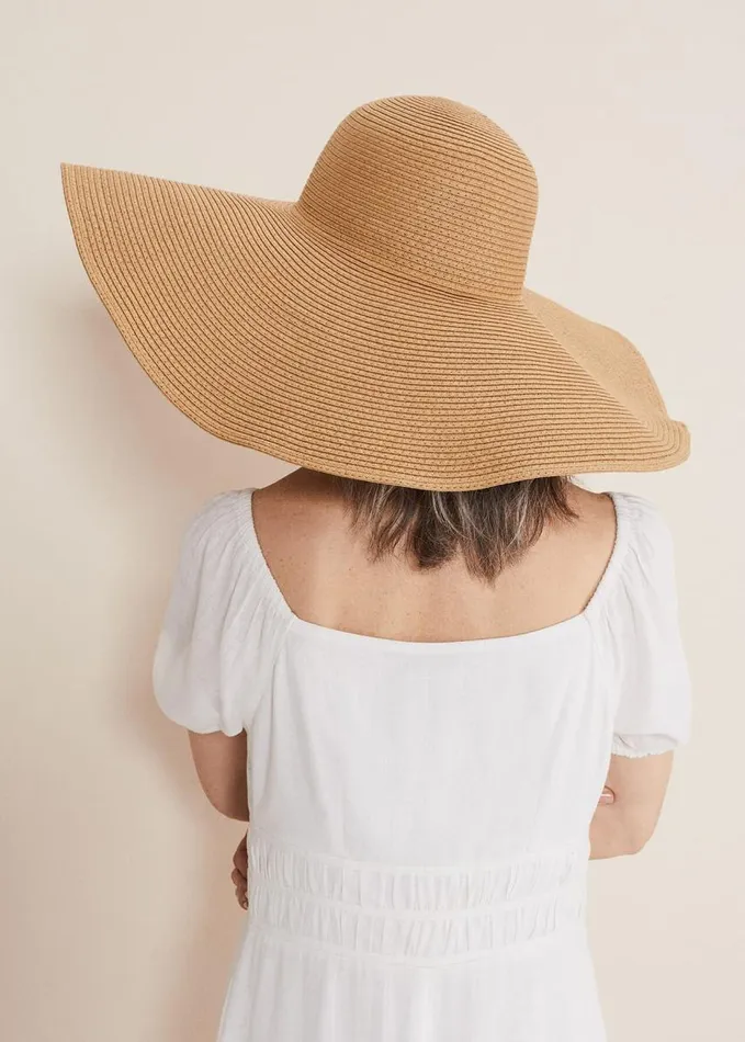 Phase Eight Oversized Straw Hat Natural Women Fascinators and Hats