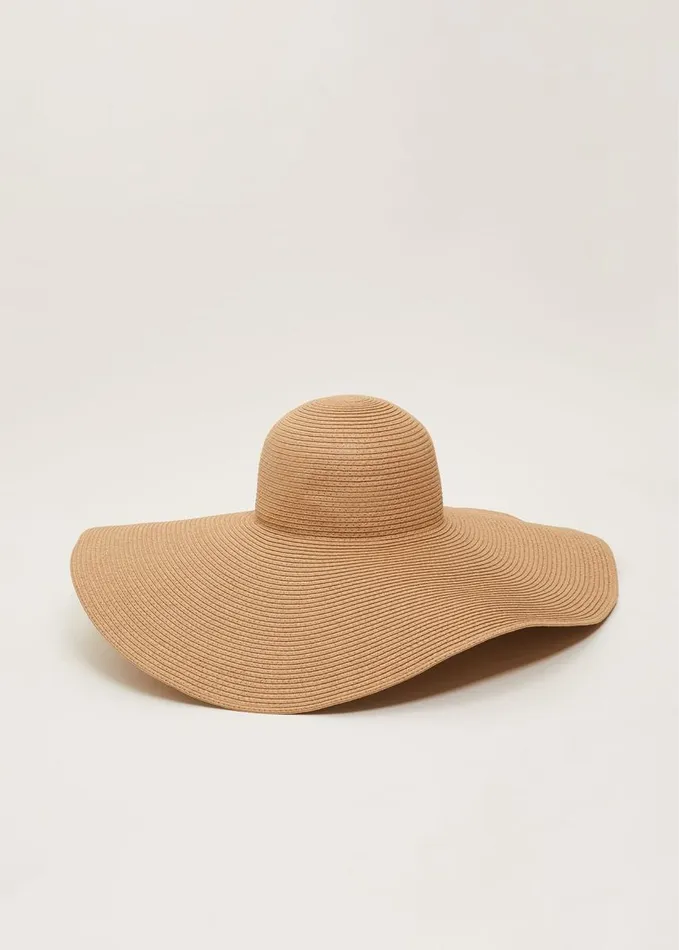 Phase Eight Oversized Straw Hat Natural Women Fascinators and Hats