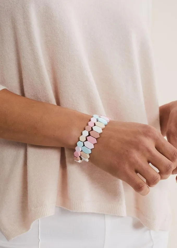 Phase Eight Pastel Beaded Bracelet Pack Multi Brights Women Jewellery