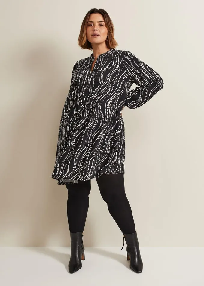 Phase Eight Patsy Pearl Swing Mini Dress Blackivory Women Dresses
