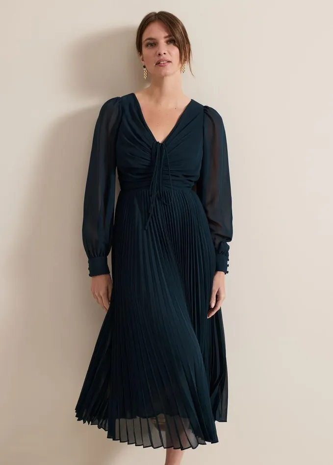 Phase Eight Petite Kindra Teal Midi Dress Teal Women Dresses