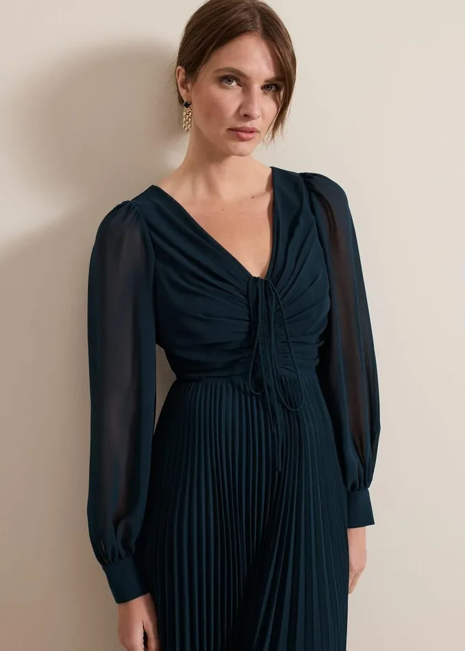 Phase Eight Petite Kindra Teal Midi Dress Teal Women Dresses