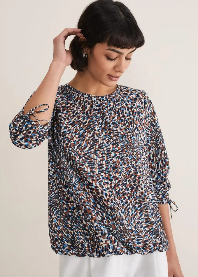 Phase Eight Rosalind Printed Top Multicoloured Women Tops and TShirts