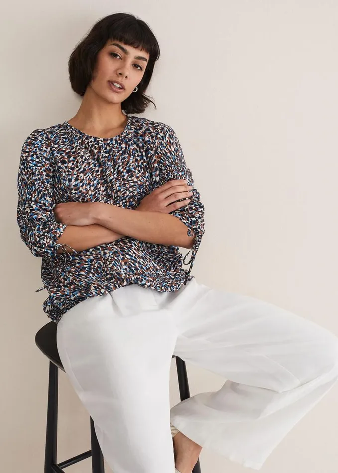 Phase Eight Rosalind Printed Top Multicoloured Women Tops and TShirts