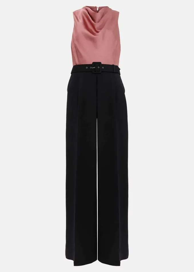 Phase Eight Sabina Satin Wide Leg Jumpsuit Multicoloured Women Dresses