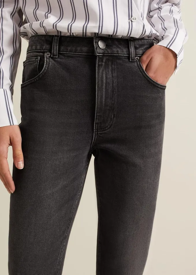 Phase Eight Sara Slim Leg Jeans Black Women Trousers
