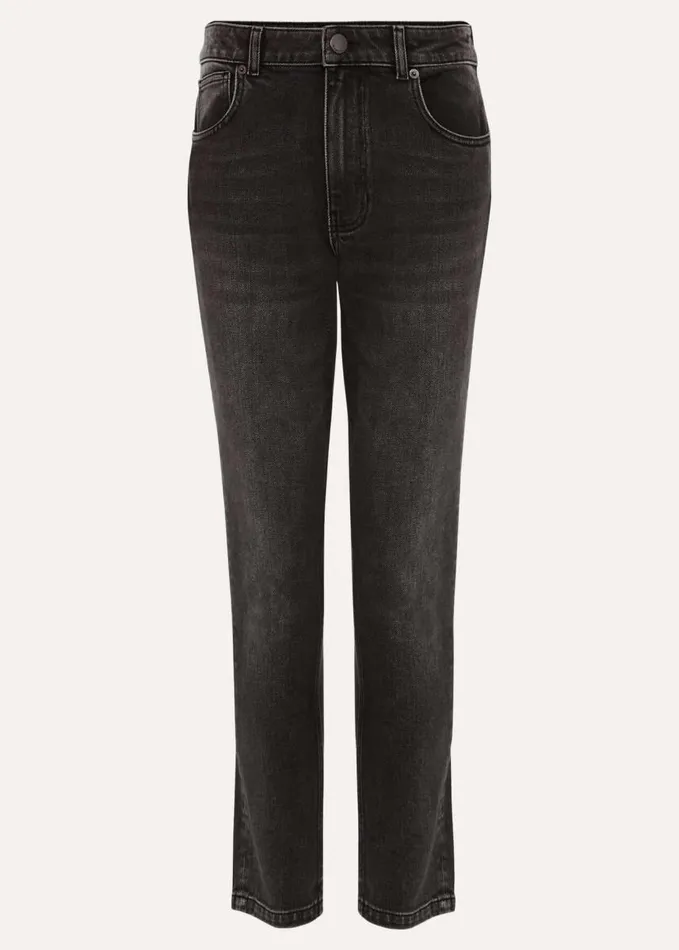 Phase Eight Sara Slim Leg Jeans Black Women Trousers