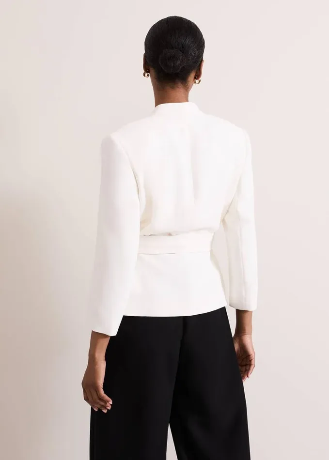 Phase Eight Sophin Ivory Corsage Jacket Ivory Women Jackets